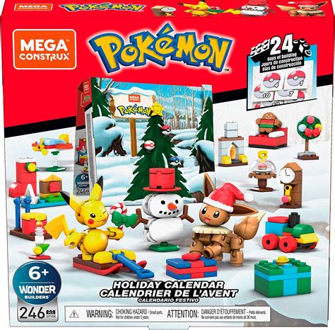 Mega Construx Pokemon Holiday Calendar Advent Calendar Building Set